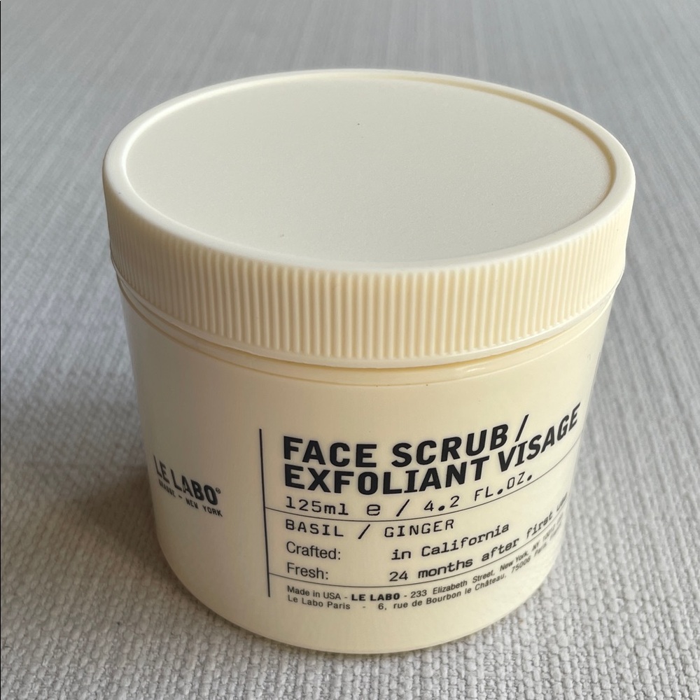 Le Labo face scrub basil
